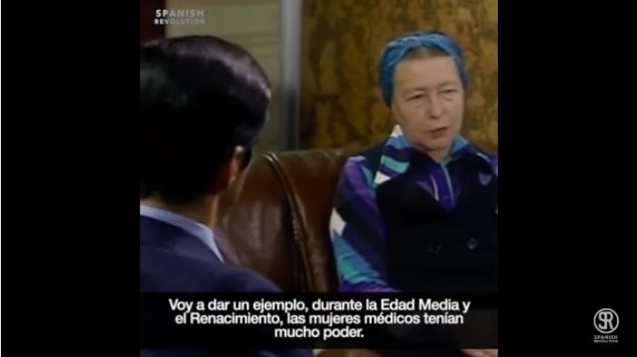 Simone de Beauvoir habla sobre feminismo y el patriarcado Simone de Beauvoir habla sobre feminismo y el patriarcado