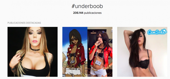 #Underboob: la sensual tendencia que crece en Instagram #Underboob: la sensual tendencia que crece en Instagram
