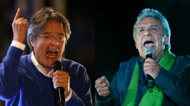 Entre dos candidatos presidenciales completamente opuestos, Ecuador decide si continuar o no con el legado de Rafael Correa Entre dos candidatos presidenciales completamente opuestos, Ecuador decide si continuar o no con el legado de Rafael Correa