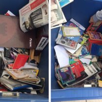 Denuncian que Municipalidad de Providencia ordenó botar libros de biblioteca a la basura