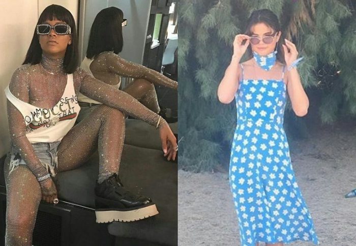 Rihanna vs Selena Gómez: vestidas para el rock en Coachella Rihanna vs Selena Gómez: vestidas para el rock en Coachella