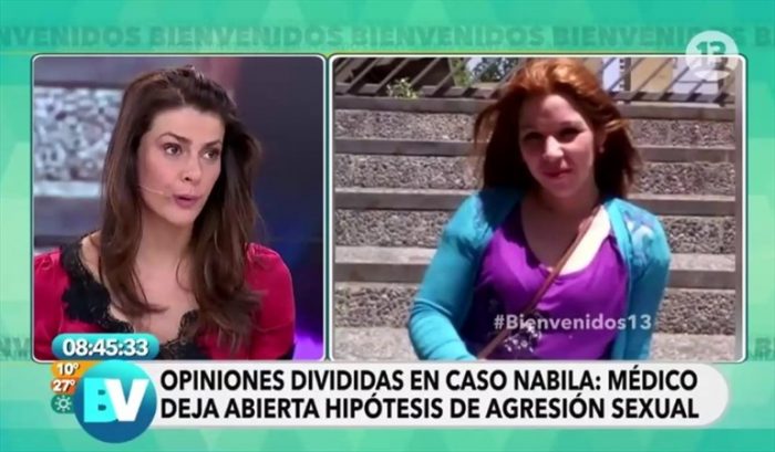 Críticas a matinal de Canal 13 por detallar informe ginecológico de Nabila Rifo