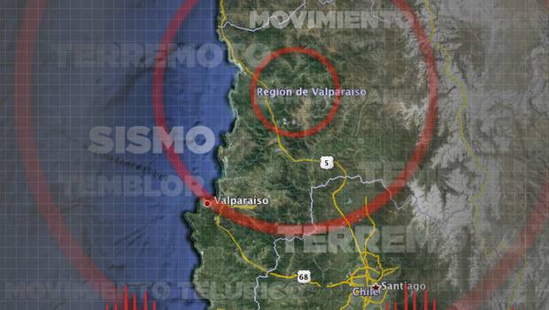 Sismo de 6,0 Richter se registró en Valparaíso Sismo de 6,0 Richter se registró en Valparaíso