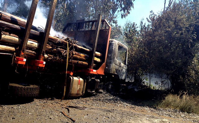 Invocan Ley Antiterrorista por ataques incendiarios en Araucanía Invocan Ley Antiterrorista por ataques incendiarios en Araucanía