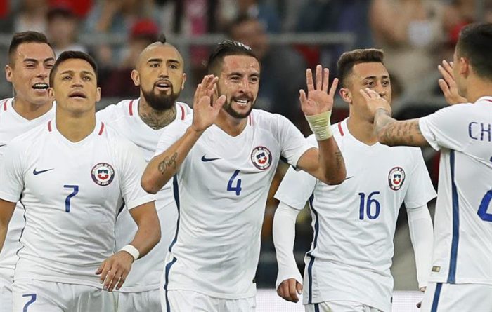 Chile empata 1-1 con Rusia en primer amistoso de cara a la Copa Confederaciones