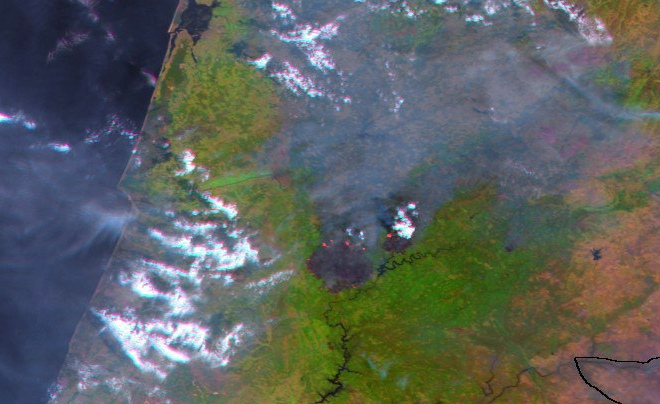 La ESA fotografía el trágico incendio de Portugal desde el espacio La ESA fotografía el trágico incendio de Portugal desde el espacio