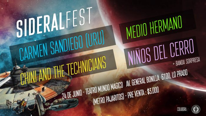 Sideral Fest reúne a importantes bandas indie latinoamericanas Sideral Fest reúne a importantes bandas indie latinoamericanas