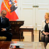 Los 60 minutos de Bernardo Larraín Matte con Bachelet en La Moneda