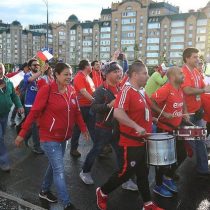 [VIDEO] Hinchas chilenos repletan el metro de San Petesburgo rumbo al estadio para la final de la Confederaciones
