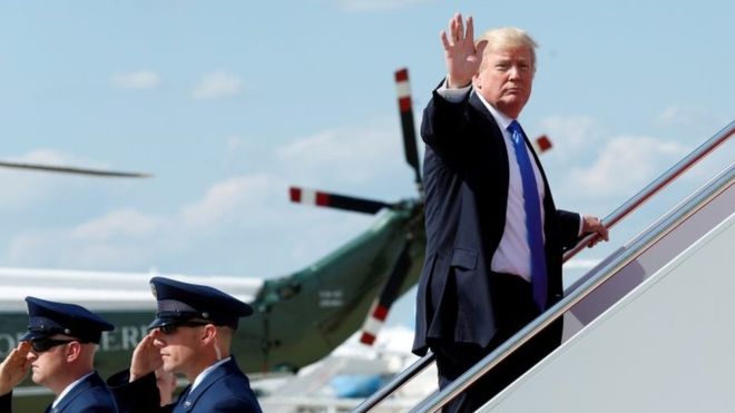 Las más de dos semanas de vacaciones del presidente Trump que encendieron la polémica en Estados Unidos Las más de dos semanas de vacaciones del presidente Trump que encendieron la polémica en Estados Unidos