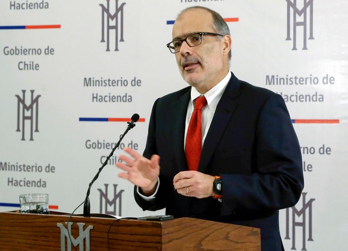 El optimismo de Valdés: economía crecerá 3% a fin de año y alza del cobre reduciría déficit El optimismo de Valdés: economía crecerá 3% a fin de año y alza del cobre reduciría déficit