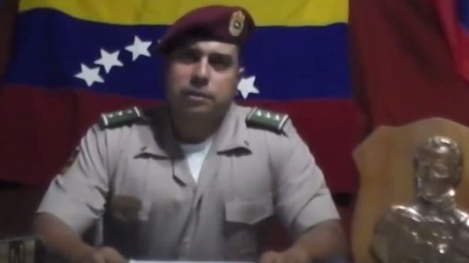 Quién es Juan Caguaripano, el capitán venezolano que se rebeló contra Nicolás Maduro Quién es Juan Caguaripano, el capitán venezolano que se rebeló contra Nicolás Maduro