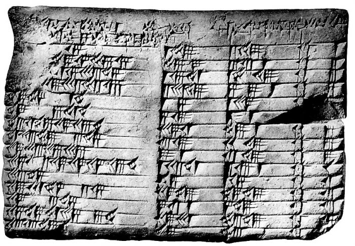 Desvelan los secretos matemáticos de una tablilla babilónica de 3.700 años