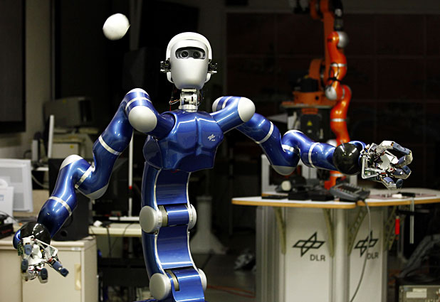 La inteligencia artificial del robot humanoide Justin es puesta a prueba desde el espacio La inteligencia artificial del robot humanoide Justin es puesta a prueba desde el espacio