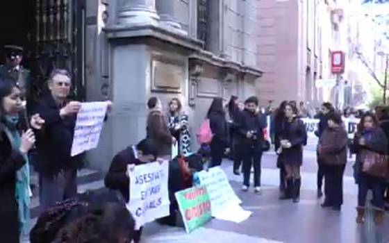 Incidentes afuera del Tribunal Constitucional tras inicio de audiencias públicas por proyecto de aborto 3 causales Incidentes afuera del Tribunal Constitucional tras inicio de audiencias públicas por proyecto de aborto 3 causales