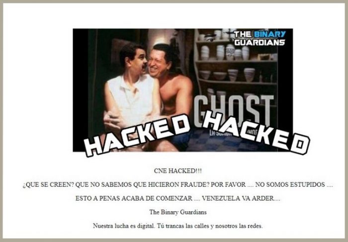 Hackean” webs de poderes públicos en Venezuela y llaman a protestar Hackean
