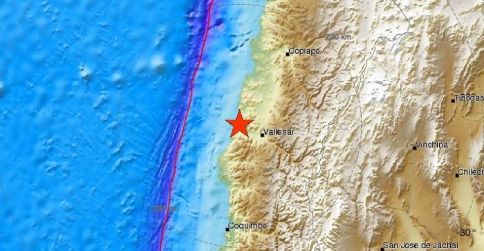Seguidilla de temblores en Huasco tras sismo de 5.3 grados Richter Seguidilla de temblores en Huasco tras sismo de 5.3 grados Richter