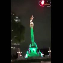 [VIDEOS] Las impresionantes imágenes del Ángel de la Independencia tambaleándose durante el terremoto en México