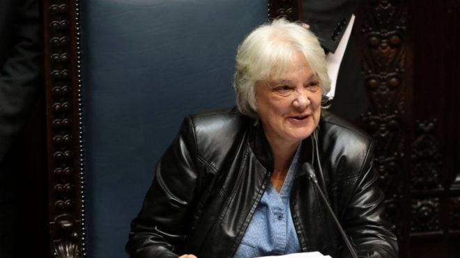 Lucía Topolansky, la esposa de José “Pepe” Mujica que ahora es vicepresidenta de Uruguay Lucía Topolansky, la esposa de José