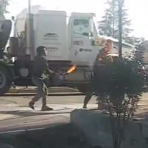 [VIDEO] Detienen a conocido malabarista de Rancagua tras rociar con bencina y quemar a su amigo