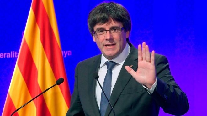 Presidente del gobierno de Cataluña dice que declarará la independencia 