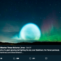 [VIDEO] Misil balístico ruso creó resplandor gigante en el cielo sobre Siberia