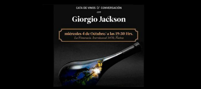 “Cata de vinos y conversación con Giorgio Jackson”: la nueva forma de recaudar fondos en RD