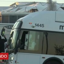 [VIDEO] El momento que un autobús arruina 