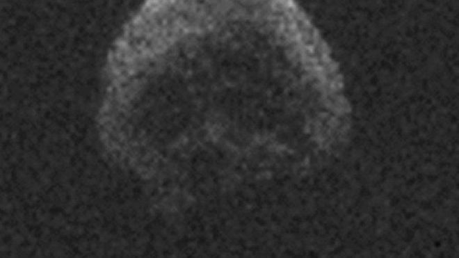 El regreso en 2018 del asteroide Halloween con forma de calavera El regreso en 2018 del asteroide Halloween con forma de calavera