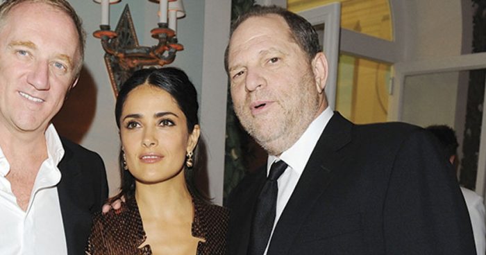 Harvey Weinstein respondió a Salma Hayek: «Acusaciones sexuales no son precisas»