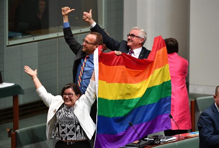 Australia se suma a los 25 países que permiten el matrimonio homosexual Australia se suma a los 25 países que permiten el matrimonio homosexual