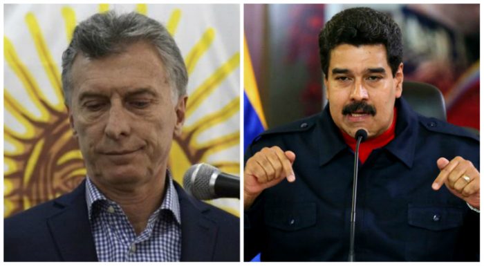 Maduro llama a Macri 