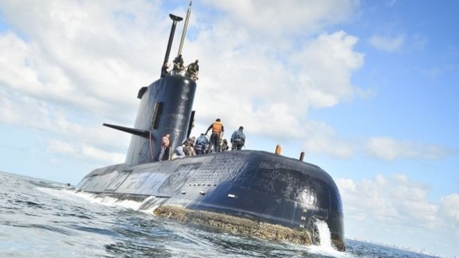 Armada argentina reconoce que hubo 8 llamadas desde el submarino ARA San Juan horas antes de su desaparición