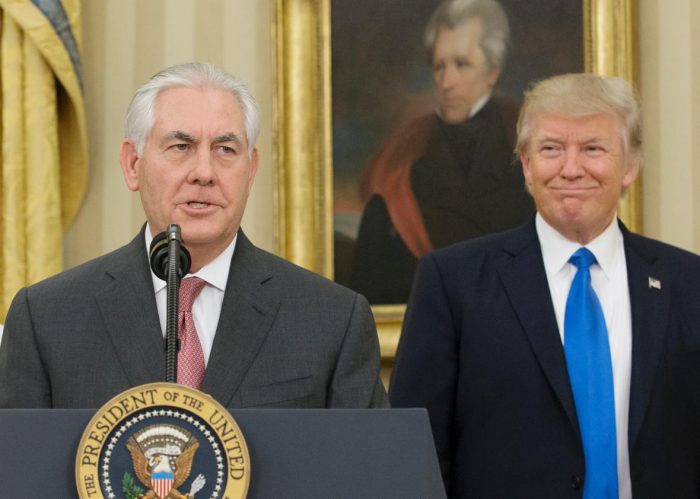 Trump destituye a Tillerson como secretario de Estado Trump destituye a Tillerson como secretario de Estado