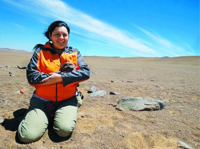 Millarca Valenzuela: la única geóloga del país que estudia meteoritos Millarca Valenzuela: la única geóloga del país que estudia meteoritos