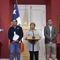 Presidenta Bachelet: “Vamos a contar con todos los recursos que sean necesarios para enfrentar este nuevo desastre de la naturaleza”