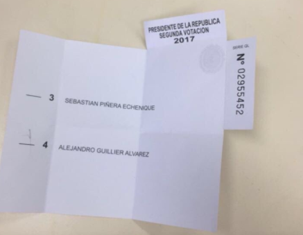 Milagro: voto “marcado” de la misma serie aparece en Peñaflor, Lo Prado y Las Condes Milagro: voto