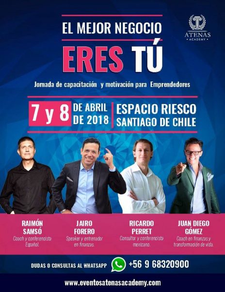 En Chile se vivirá una gran jornada para emprendedores En Chile se vivirá una gran jornada para emprendedores