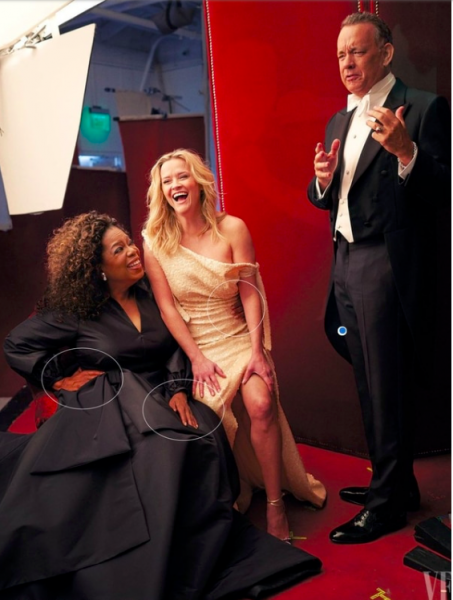 El error de photoshop de Vanity Fair que dejó con tres piernas a Reese Whiterspoon y tres manos a Oprah Winfrey El error de photoshop de Vanity Fair que dejó con tres piernas a Reese Whiterspoon y tres manos a Oprah Winfrey