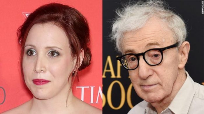 Dylan Farrow reitera acusaciones contra Woody Allen y él las niega rotundamente Dylan Farrow reitera acusaciones contra Woody Allen y él las niega rotundamente