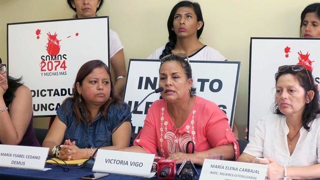 Víctimas de esterilizaciones forzadas pedirán a CIDH se juzgue a Fujimori Víctimas de esterilizaciones forzadas pedirán a CIDH se juzgue a Fujimori