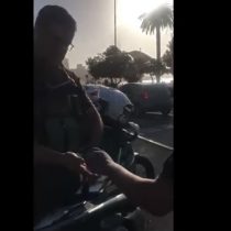 [VIDEO] Turista argentino es detenido por tratar de sobornar a carabinero con 10 mil pesos