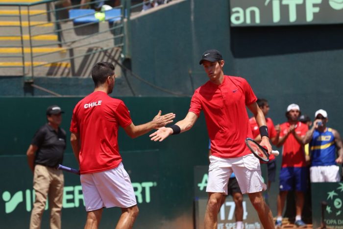 Copa Davis: Chile gana un trabajado dobles y queda ad portas de quedarse con la serie Copa Davis: Chile gana un trabajado dobles y queda ad portas de quedarse con la serie