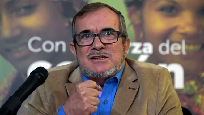 FARC se retira de las elecciones presidenciales de Colombia por el estado de salud de su candidato Rodrigo Londoño, alias Timochenko FARC se retira de las elecciones presidenciales de Colombia por el estado de salud de su candidato Rodrigo Londoño, alias Timochenko