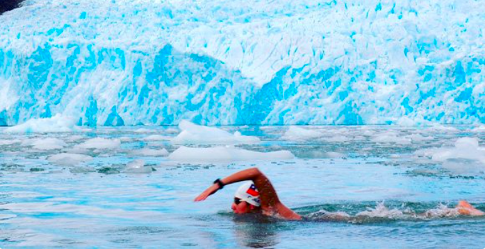 Sirena del hielo: Bárbara Hernández llega al primer lugar en ranking mundial de natación en aguas gélidas