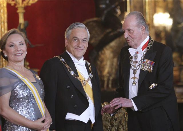 Piñera abre con Rey Juan Carlos ciclo de bilaterales en víspera investidura