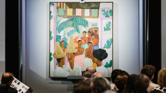 La pintura de Diego Rivera que rompió el récord en subasta para una obra de arte latinoamericano La pintura de Diego Rivera que rompió el récord en subasta para una obra de arte latinoamericano