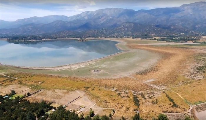 Zona central: la laguna de Aculeo se secó Zona central: la laguna de Aculeo se secó