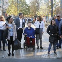 Diputado Fuenzalida inicia campaña para hacer la ciudad más accesible tras experimentar cómo es vivir un día en silla de ruedas