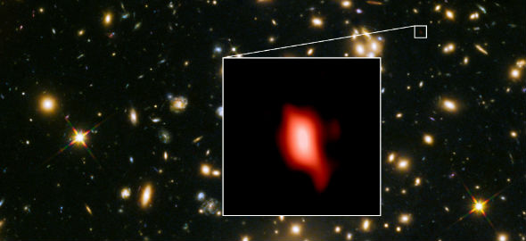 Astrónomos detectan galaxia que se formó poco después del Big Bang Astrónomos detectan galaxia que se formó poco después del Big Bang